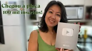 CHEGOU NOSSA PLACA DE 100 MIL INSCRITOS | Conheça minha cozinha e como cheguei até aqui