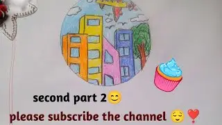 How to Draw A City in One Point perspective | Step By Step#drawling #art #viral 