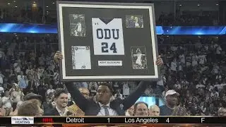 Kent Bazemore reflects on Old Dominon retiring his jersey