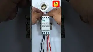 How to connection mcb change over #electical #electrician #changeover