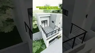 PLANO DE CASA IMPACTANTE para UN TERRENO de 6X15