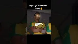 Super fight in the cricket history%?#kin #topbouncer #topteam #topplayer