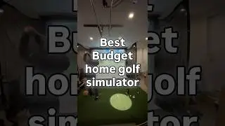 Home simulator on a #budget. #golf #simulator #golfgear #shorts #fyp #golfer #golftechnique #diy