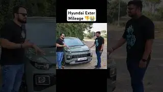 Hyundai Exter mileage 2024 रुला देगी क्या ? 😭👎 #shorts #viral #car