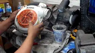 teardown of stihl leaf blower part 1 joe valles small engine repair