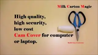 Cover that webcam camera with a low cost, high quality cam cover