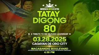 CAGAYAN DE ORO CITY! RODY @ 80 GLOBAL FILIPINO SOLIDARITY