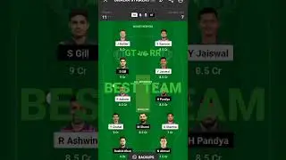 GT vs RR...dream 11 no 1 reak team deko 💯💯👍