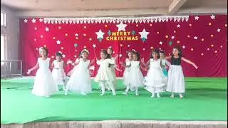 LKG Christmas Dance | Songs - Carol of the bells, Fasi Golure, Golden Sparrow, Giragiragingiraagirey