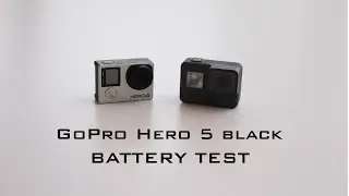 GoPro Hero 5 vs Hero 4 Black | Battery Test
