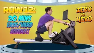 Zero to Hero Rowing Workout Plan - Row 12 = 20 minutes Slow to fast