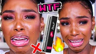 PROBANDO EL LABIAL MÁS DOLOROSO DEL MUNDO! QUEMA Y DUELE | Mary Pulido