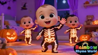 The Friendly Skeleton Dance 💀🎶 | Halloween Action Song🎃 for Kids | Let&rsquo;s Move & Groove!