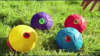 3 Lights Style Flexible Deformation Led Flying UfO Flat Throw Disc Ball for Kids