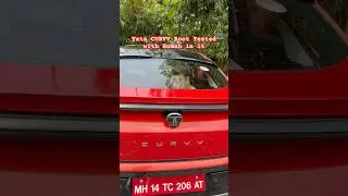 Tata CURVV Boot Tested with Human in it #tatacurvv #petrol #diesel #tatamotors
