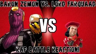 SHORT KING ENERGY! | Baron Zemo Vs. Lord Farquaad Rap Battle REACTION!
