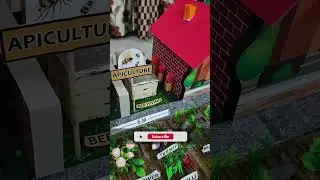 WOW 😍 Organic Farming STATIC MODEL #miniature #diy #art #ytshorts #innovation