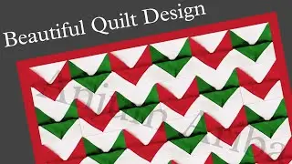 Beautiful Quilt Design making tutorial | Cutting and Stitching step by step | 