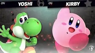 Super Smash Bros. Ultimate - Battle #3136 Yoshi VS Kirby