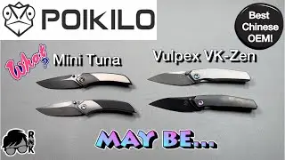 Review/impressions of the last 2 of 15 Poikilo loaned knives&hellip; the Mini Tuna knife & VK-Zen knife