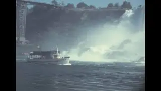Niagara Falls 1989 archive footage