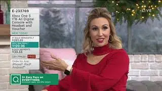 Xbox One S 1TB All Digital Console with Headset and Voucher on QVC