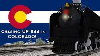Trainz 22: Chasing UP 844 through Colorado!