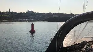 Solo sailing from Liverpool to Ireland. Mary Ellen Hunter legend 326, Ardglass, Ireland.