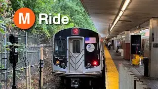 M Train Ride to Middle Village (BMT Myrtle Av Line)