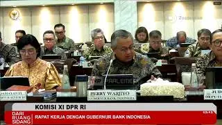 BREAKING NEWS - KOMISI XI DPR RI RAPAT KERJA DENGAN GUBERNUR BANK INDONESIA