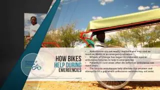 Wheels of Change: Bicycles Impact on Healthcare in Namibia