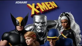 X-Men Arcade Remix Slop Jank AI Video, Konami, 1992