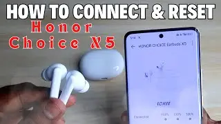 How to connect & Reset Honor Choice X5 earbuds in Tamil | Honor Earbuds not pairing together?