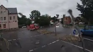 Inside View - Regnerische Alarmfahrt nach Lugau am 19.09.2023