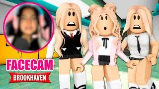 EM NOSSO PRIMEIRO DIA DE AULA ALGO ESTRANHO ACONTECEU - FACECAM | Historinhas Brookhaven RP | Roblox