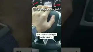 traffic in other countries vs traffic in India funny#edit#shorts