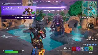 Fortnite - Damage Bug Queens Or Megazord (Megazord Quests)