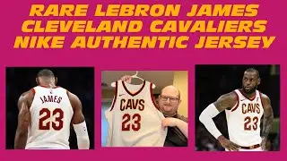 RARE Cleveland Cavaliers LEBRON JAMES AUTHENTIC NIKE JERSEY - KING COLLECTION