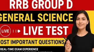 RRB group D live general science new pattern mcqs