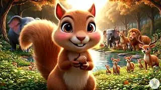 छोटी गिलहरी की बड़ी सोच | Chikki the Clever Squirrel 🐿️ | Kids Moral Story in Hindi