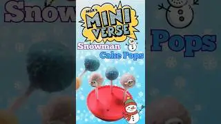 Making Snowman Cake Pops From Miniverse Minis #shorts #miniature #tutorial