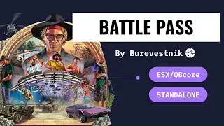 GTA 5 | Battle pass system | FiveM | ESX | QBCore | Standalone