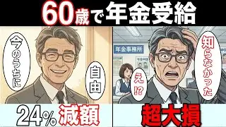 【漫画】2026年から60歳で年金を受け取るとどうなる？繰上げ受給の末路・・【年金生活/繰上げ受給】