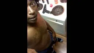 Justinratchet at the trap in the kitchen