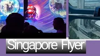 TIME  CAPSULE + SINGAPORE FLYER EXPERIENCE  2023.TOURIST  ATTRACTION VIEW WHILE ON FLIGHT.