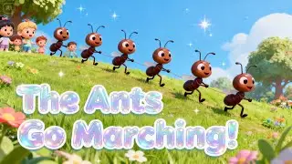 The Ants Go Marching 🐜🎶 | Fun Counting Song | Animated Dreams