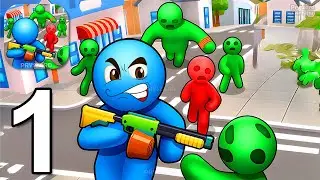 Defeat Zombie Defense Strategy - Gameplay Walkthrough Part 1 Stickman Zombie Defense Base (Android)