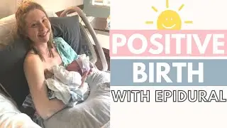 14.5 Hour Labor + Delivery with Epidural | First Time Mom Birth Story || Positive Birth Mindset🤍