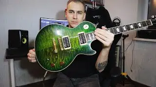 Обзор Gibson Les Paul Custom Shop Cloud9 Iguana Burst 2001