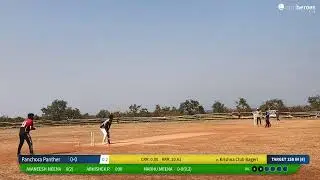 Krishna Club Bageri Vs Panchora Panthers | Meena Premier League Season 3 | Live Cricket